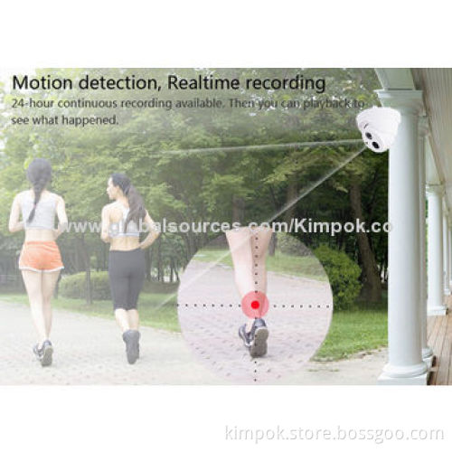 2.0 Megapixel P2P IP Dome Camera, Day and Night Vision